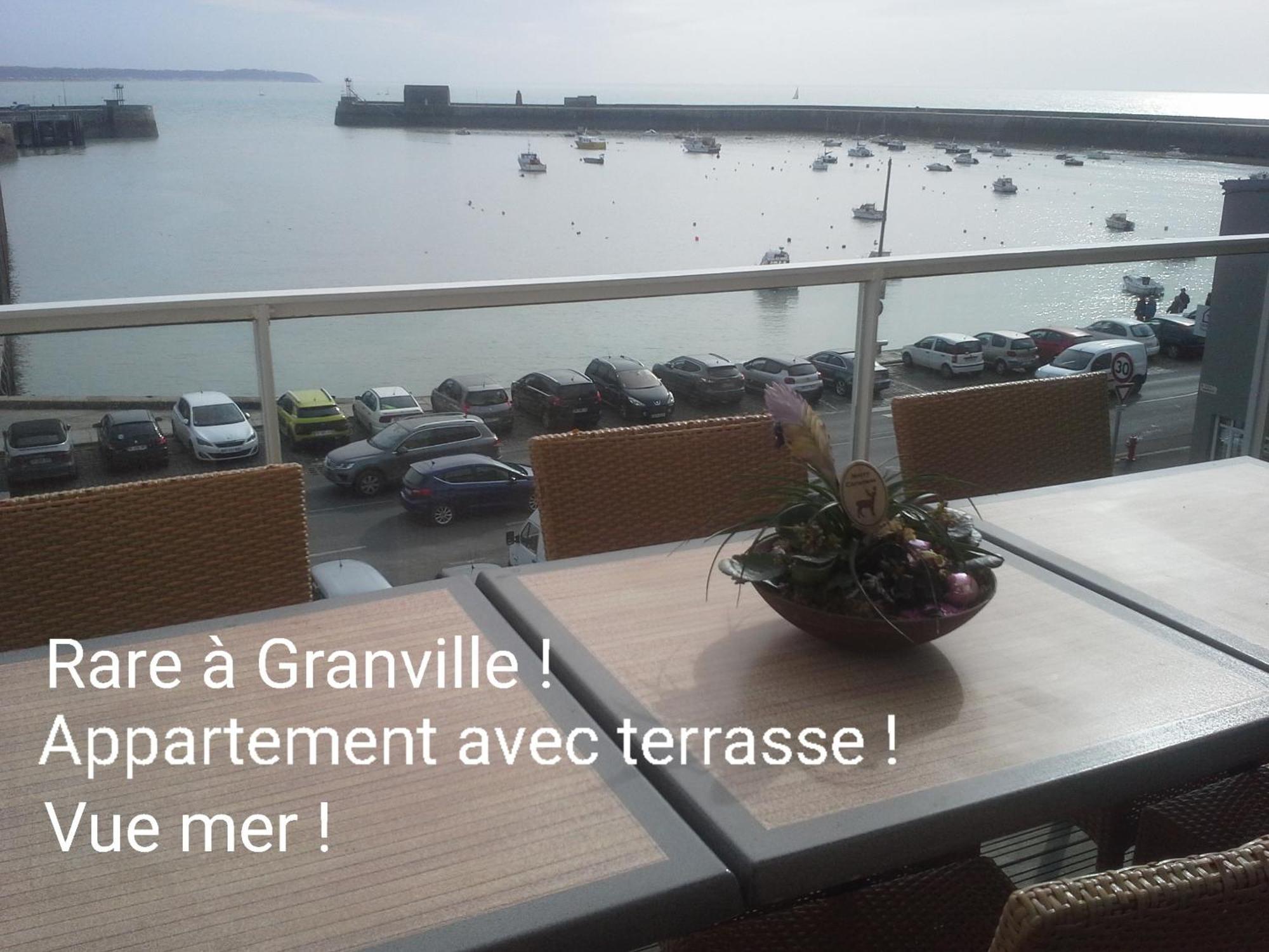 Rare A Granville! Appartement Avec Terrasse! Vue Mer! Экстерьер фото